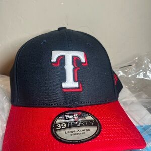 New Era Black and Red Texas Cap